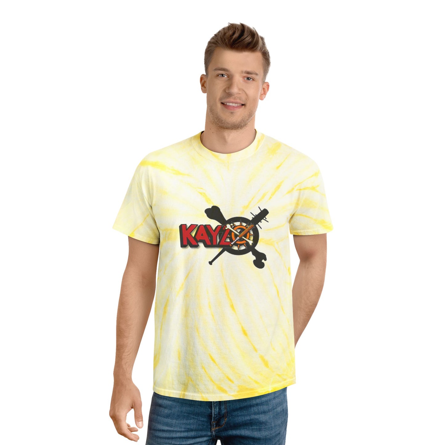 Kayzo Tie-Dye T Shirt Sweat Proof Rave Music Festival Tee