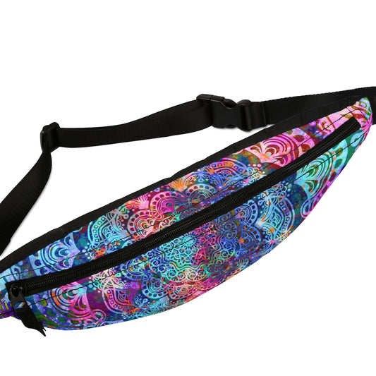 Colorful Mandala Festival Fanny Pack