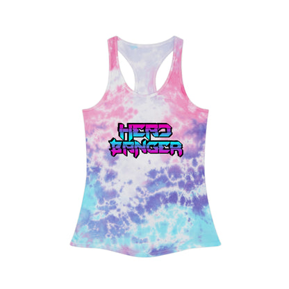 Headbanger Womens Tie Dye Racerback Tank Top in 3 Styles