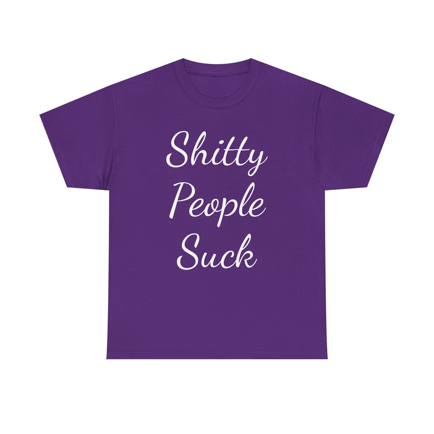 Sh*tty People Suck Sweatproof Music Festival Tees Thick Cotton Rave T Shirt Mens Womens Unisex
