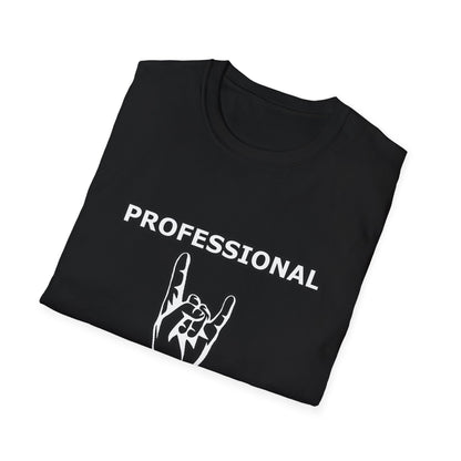 Professional Headbanger Softstyle T-Shirt Rave Metal Punk Music Festival Tee Mens Womens Unisex