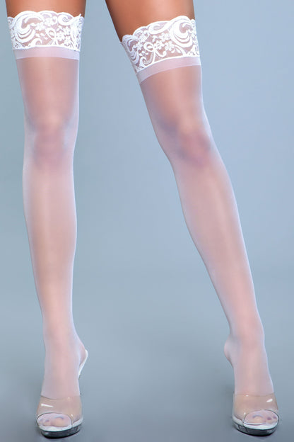  Lace Over It Thigh Highs