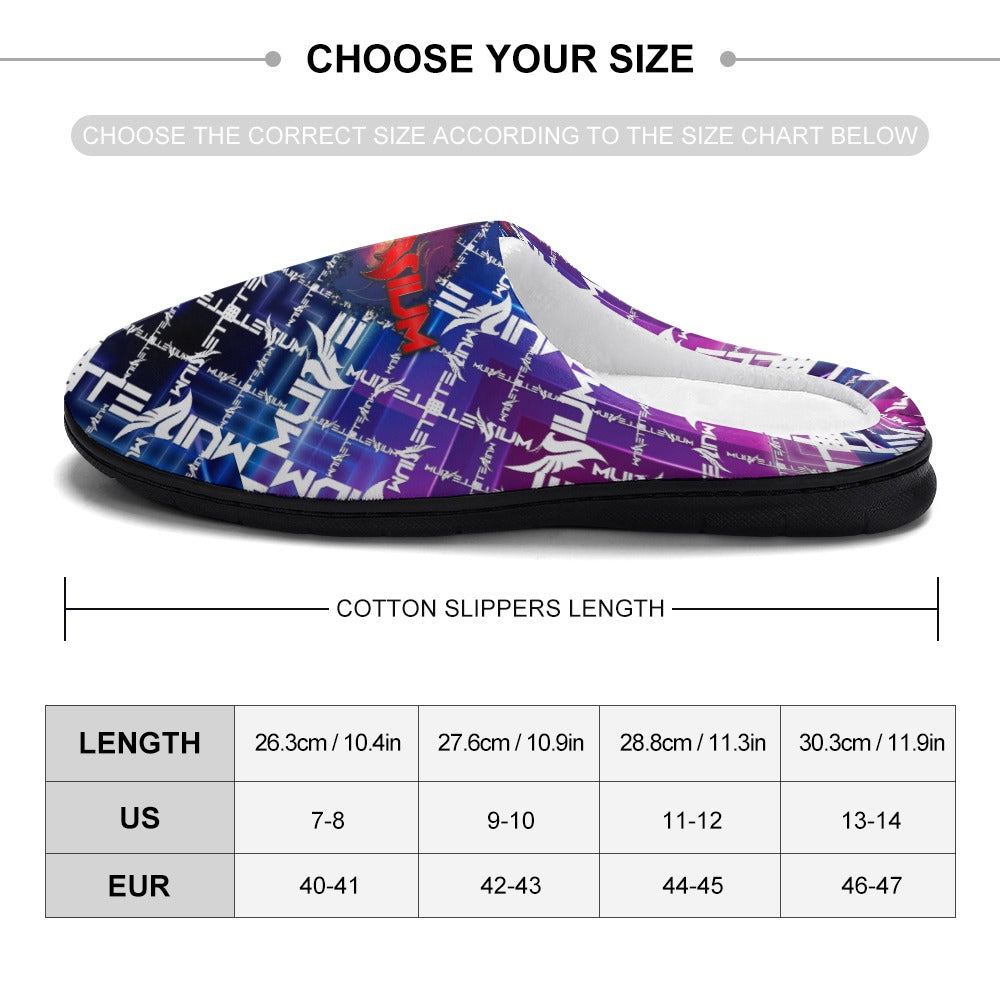 EDM Artist Cotton Slippers Soft, Comfy, No-Slip, Waterproof, Odor-resistant Music Festival Rave Gifts Mens Womens Unisex LIMITED EDITION