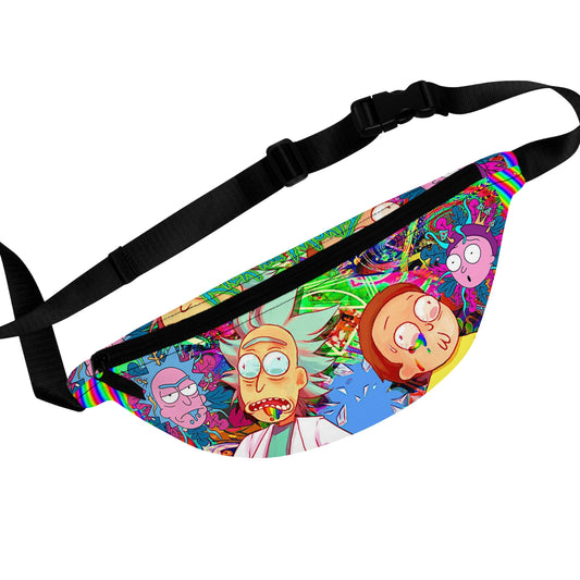 Psychedelic Rick and Morty Fanny Pack - One-of-a-kind Festival Fanny Pack for Men Womens Adults Kids