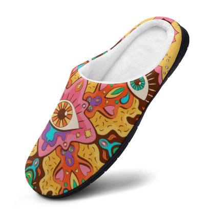 EDM Artist Cotton Slippers Soft, Comfy, No-Slip, Waterproof, Odor-resistant Music Festival Rave Gifts Mens Womens Unisex LIMITED EDITION