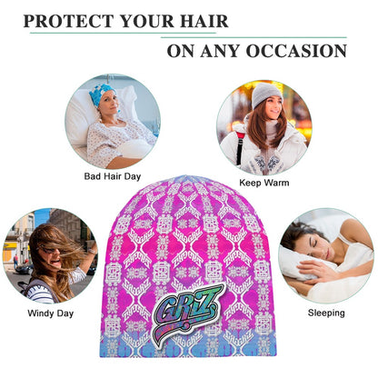 Griz Full Print Pullover Beanie