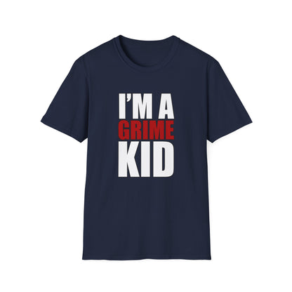 Grime Kid Softstyle T-Shirt Mens Womens Unisex Music Lover Gift, Rave Apparel, Festival Wear, Streetwear