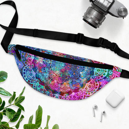 Colorful Mandala Festival Fanny Pack