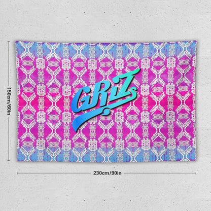 Custom EDM Artist Tapestry Rave Wall Hanging Music Festival Flag Camping Totem Decoration Large Multiple Sizes