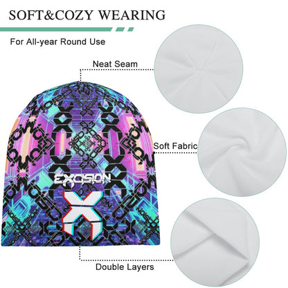 Excision Full Print Pullover Beanie