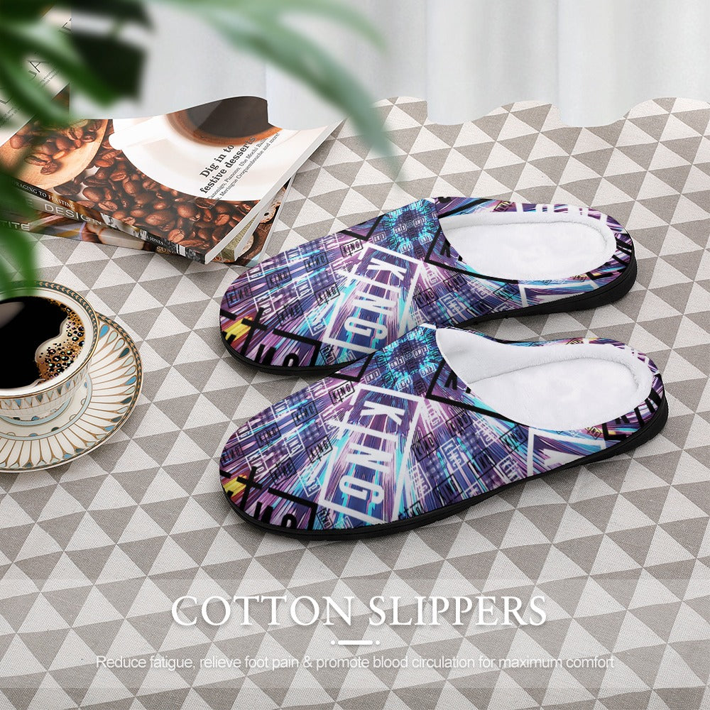 EDM Artist Cotton Slippers Soft, Comfy, No-Slip, Waterproof, Odor-resistant Music Festival Rave Gifts Mens Womens Unisex LIMITED EDITION