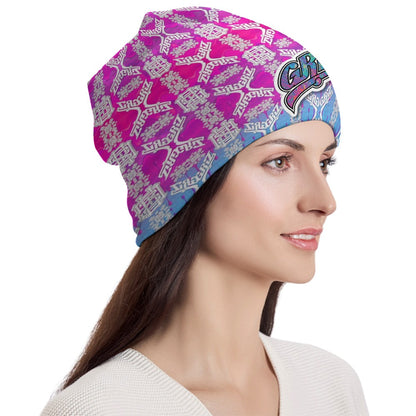 Griz Full Print Pullover Beanie