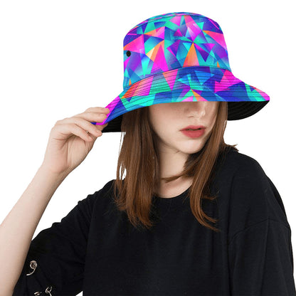 Geometric Shimmer Unisex Summer Bucket Hat