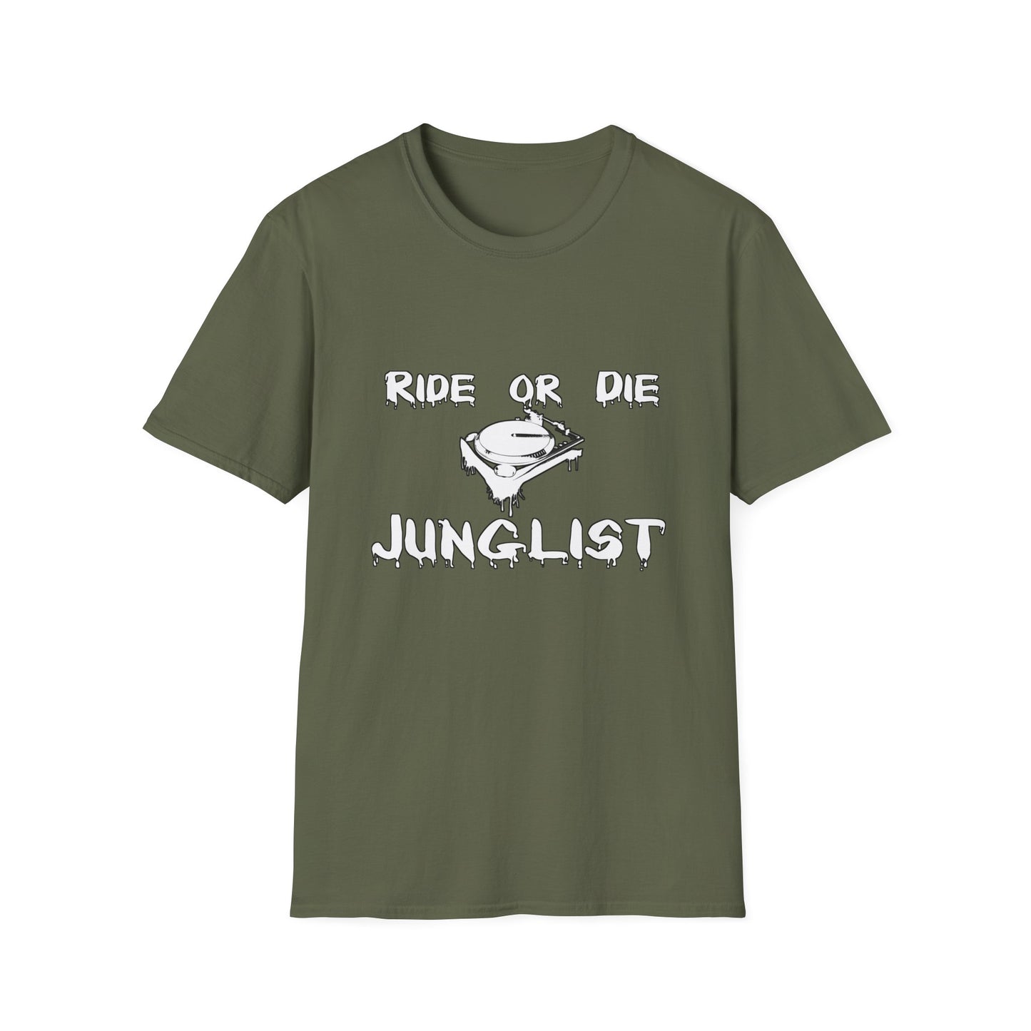 Junglist Softstyle Drum and Bass Rave T-Shirt Mens Womens Unisex Music Lover Gift, Rave Apparel, Festival Wear, Streetwear