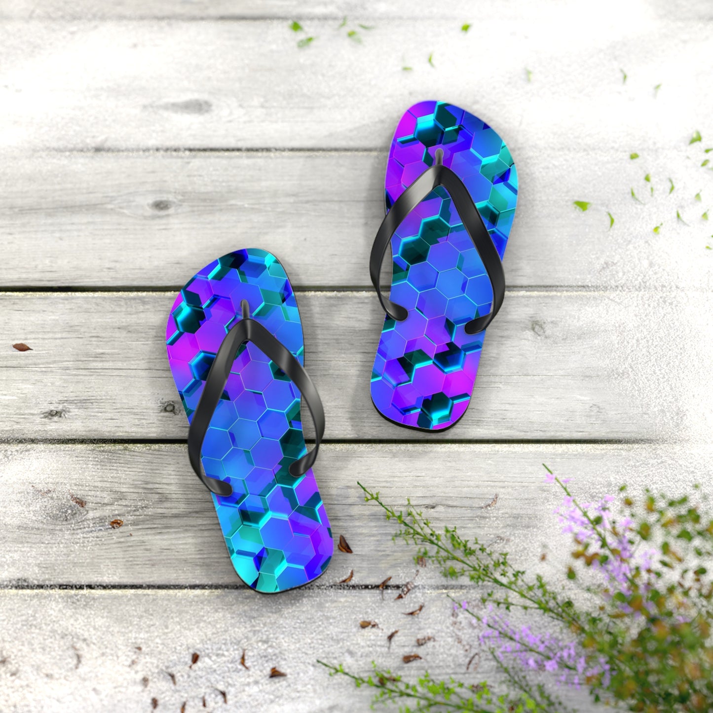 3D Bio-mech Unisex Flip Flops
