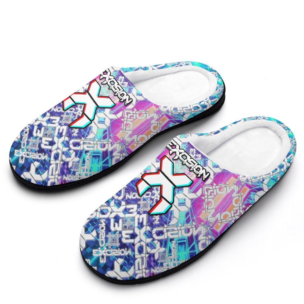 EDM Artist Cotton Slippers Soft, Comfy, No-Slip, Waterproof, Odor-resistant Music Festival Rave Gifts Mens Womens Unisex LIMITED EDITION