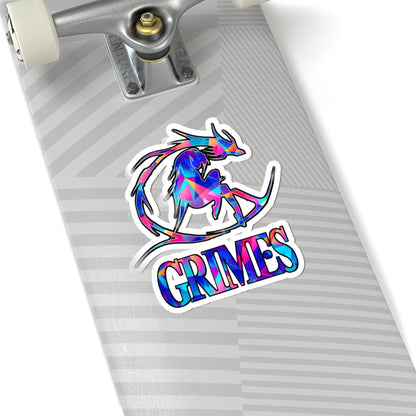 Grimes Stickers,  Decal