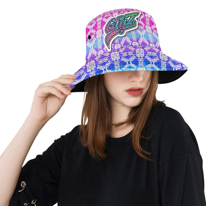 Griz All Over Kaleidoscopic Unisex Summer Bucket Hat