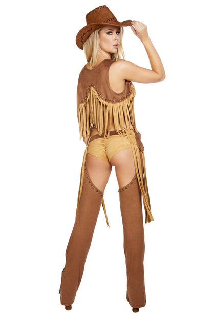 Wild Western Temptress Cowgirl Costume 5pc Set