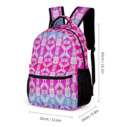 Psychedelic Backpack, Lunchbox, and Wallet Three piece set combination Travel Bag Package Set