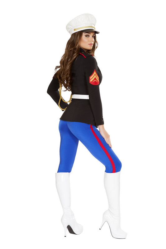 Sexy Marine Corporal Military Costume 3pc Set
