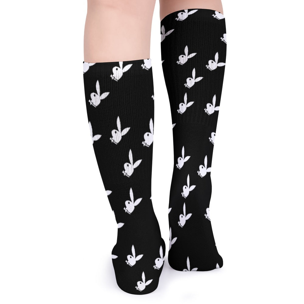 Playboy Bunny Socks 5 Pack Sweat-Proof Odor-Resistant Breathable Large Socks