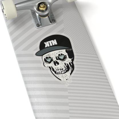 Kill the Noise Skull Sticker, Waterproof Decal for Car, Window, Wall Book, Laptop, Rave Accessories, Music Festival Accesso