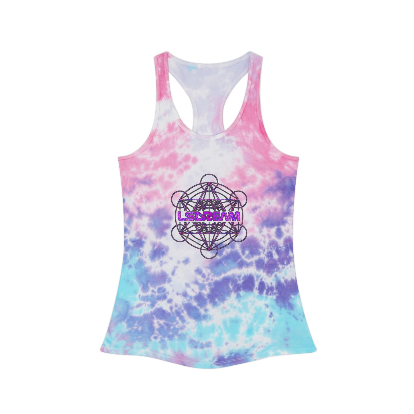 LSDream Womens Tie Dye Racerback Tank Top