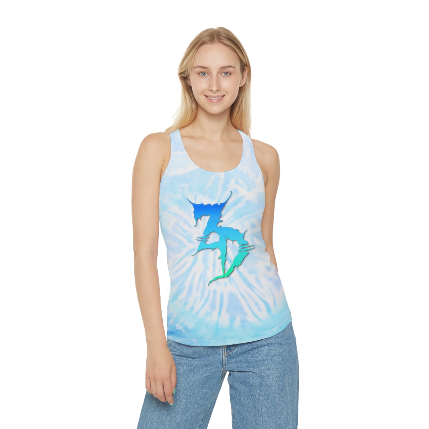 Zeds Dead Womens Tie Dye Racerback Tank Top