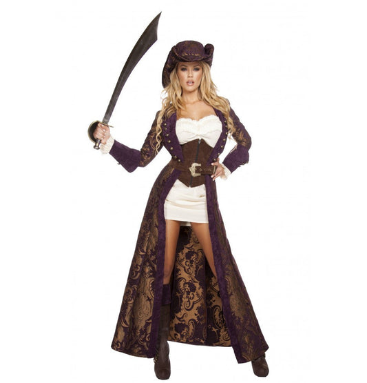 4574 6pc Decadent Pirate DivaRoma Costume New Arrivals,New Products,Costumes1
