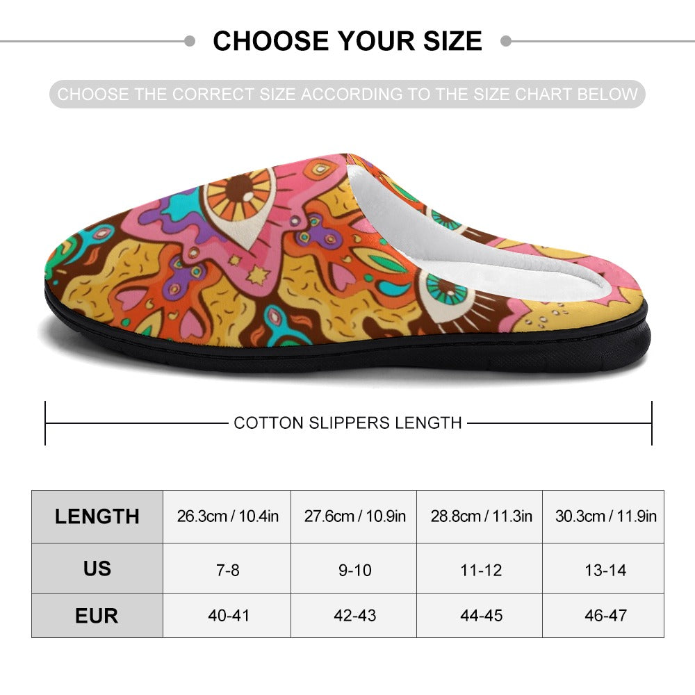 EDM Artist Cotton Slippers Soft, Comfy, No-Slip, Waterproof, Odor-resistant Music Festival Rave Gifts Mens Womens Unisex LIMITED EDITION