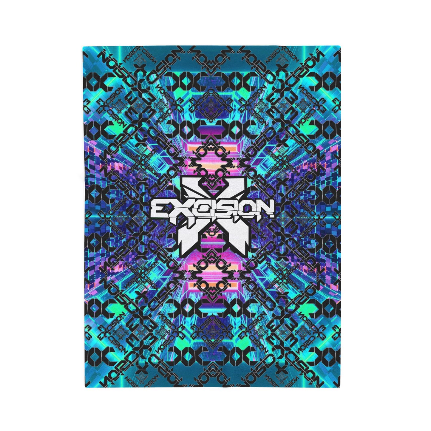 Excision Velveteen Plush Throw Blanket by Miami Subs