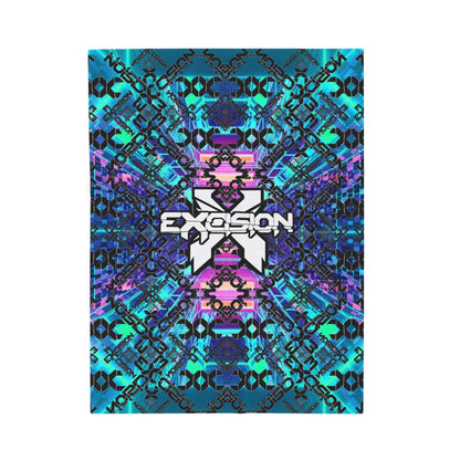 Excision Velveteen Plush Throw Blanket by Miami Subs