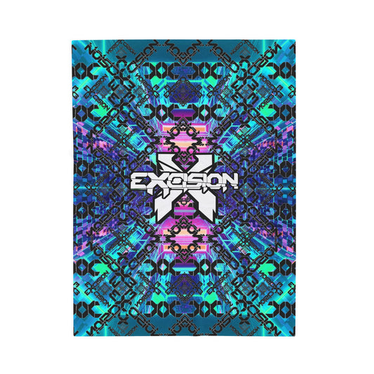 Excision Velveteen Plush Throw Blanket by Miami Subs