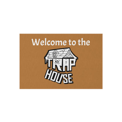 Welcome to the Trap House Outdoor Rug in 5 Sizes