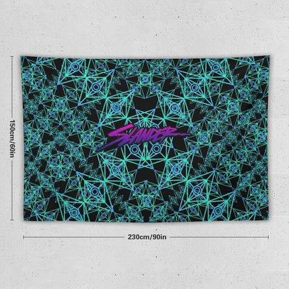 Custom EDM Artist Tapestry Rave Wall Hanging Music Festival Flag Camping Totem Decoration Large Multiple Sizes