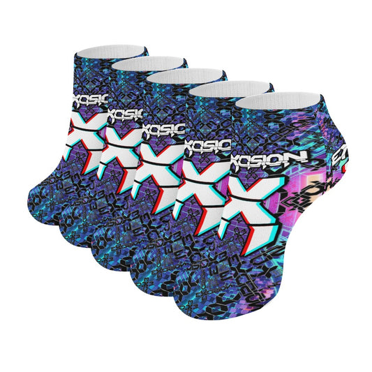 Excision Ankle Socks (5 Pairs) Sweat-proof, Odor-proof, Breathable