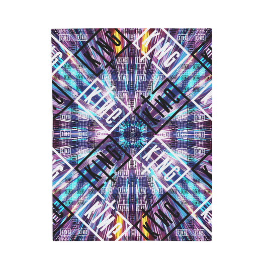Velveteen Plush Sullivan King Throw Blanket
