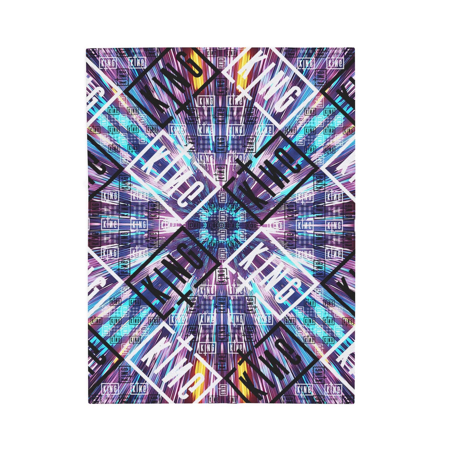Velveteen Plush Sullivan King Throw Blanket
