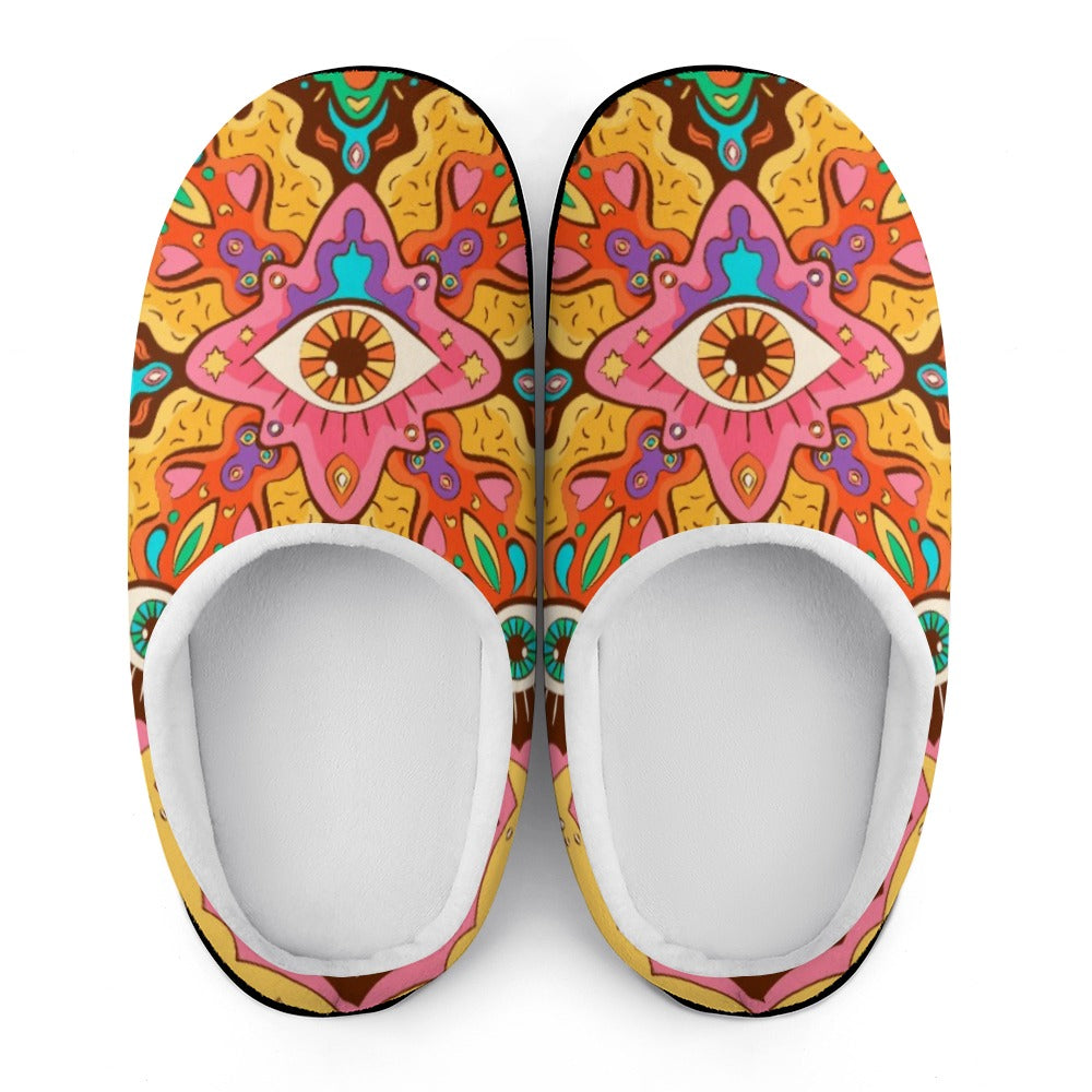 EDM Artist Cotton Slippers Soft, Comfy, No-Slip, Waterproof, Odor-resistant Music Festival Rave Gifts Mens Womens Unisex LIMITED EDITION