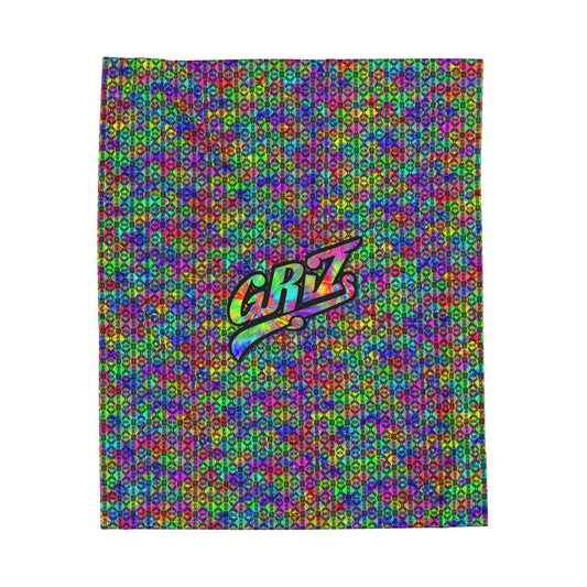 Soft Cozy GRIZ Throw Blanket - 3 Designs - Rave Camping Music Festival Approved Item