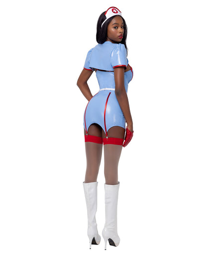 Retro Nurse Costume 4pc Set
