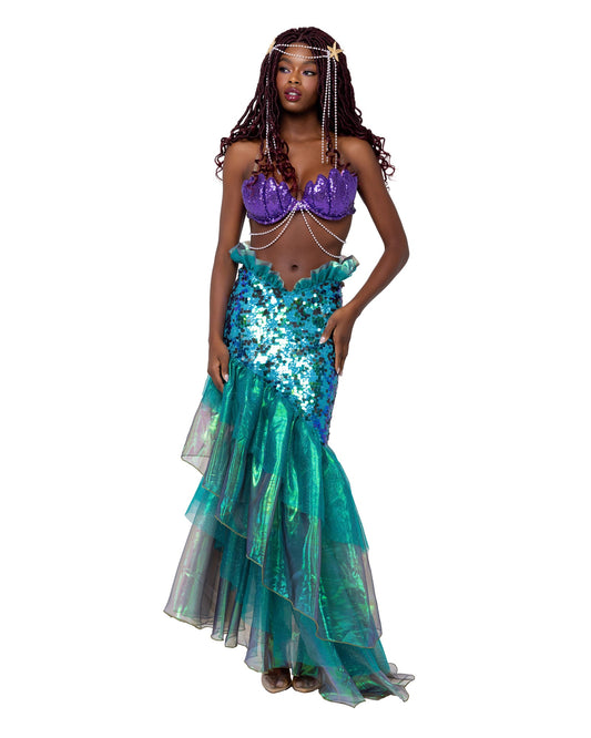 Ariel Little Mermaid Costume 3pc Set