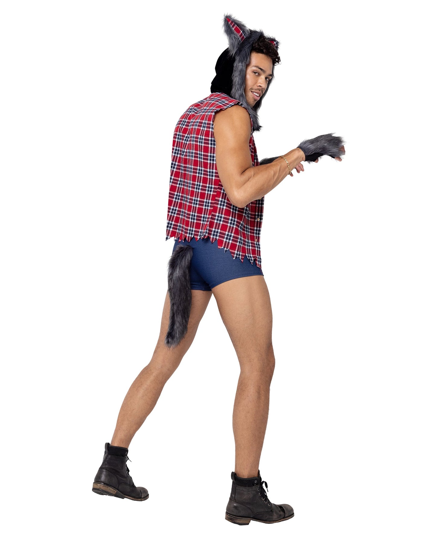 Men's Full Moon Werewolf Costume 3pc Set