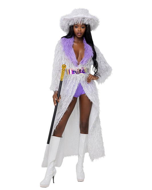High-Roller Lady Pimp Costume 4pc Set