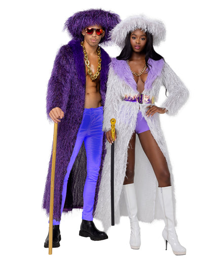 High-Roller Lady Pimp Costume 4pc Set