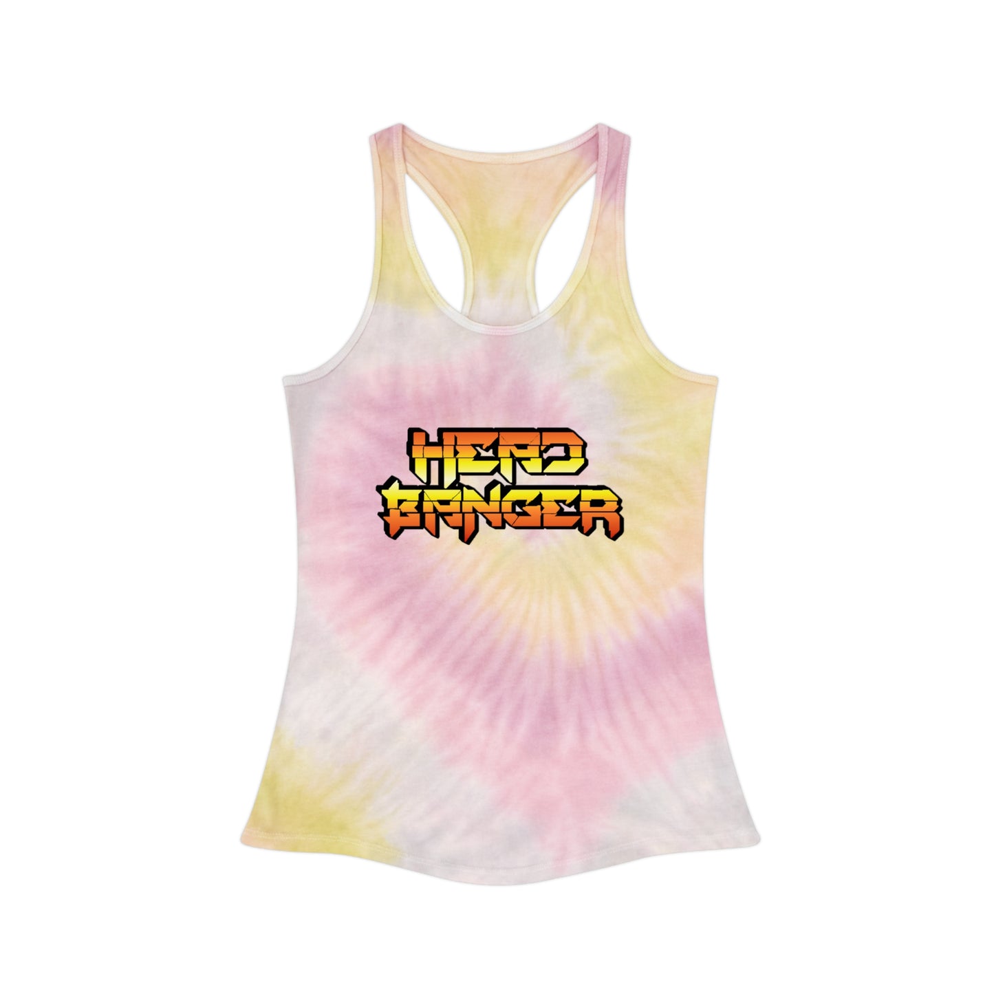 Headbanger Womens Tie Dye Racerback Tank Top in 3 Styles