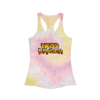Headbanger Womens Tie Dye Racerback Tank Top in 3 Styles