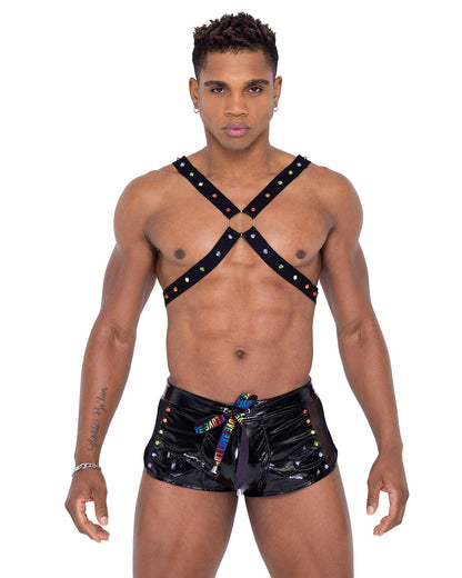 Men’s Pride Mesh Vinyl Runner Men's Bottoms