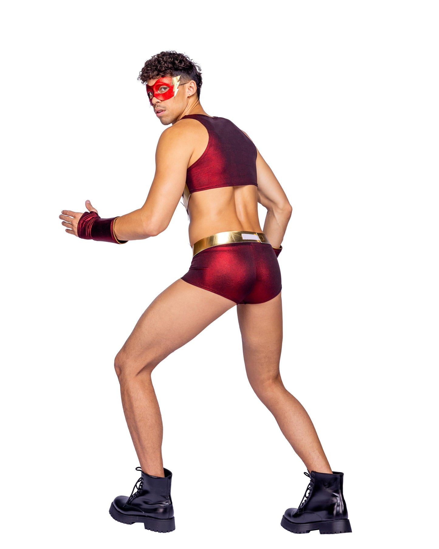 Men's Sexy Flash Costume 4pc Set